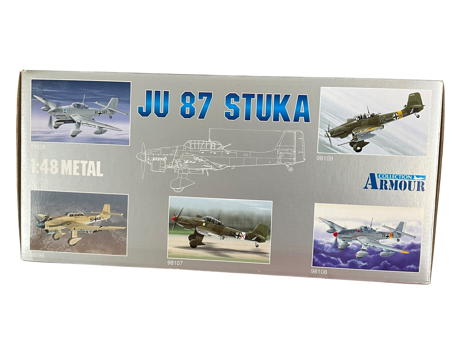 1/48 Armour/Franklin Mint (ART.98056//B11B261) Junkers JU87D Stuka (61+A83) Sea Grey Camo "Torpedo Flieger" WWII Deutsch's Reich Luftwaffe (Limited Edition)