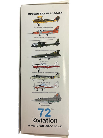 1/72 Aviation72 (AV7242003) Saab JA37D Viggen (F16-32) "Bla Petter Uppsala" 2001 Swedesh Air Force (Limited Edition of Only 600)