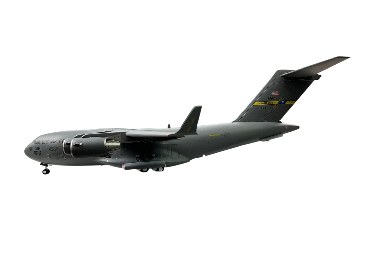 1/200 Gemini200 (G2AFO635) Boeing C17 Globemaster III (0014) "Spirit of the Pelicans" Charleston 437th AW & 315th AW U.S.A.F. (Limited Edition) 2017 Release