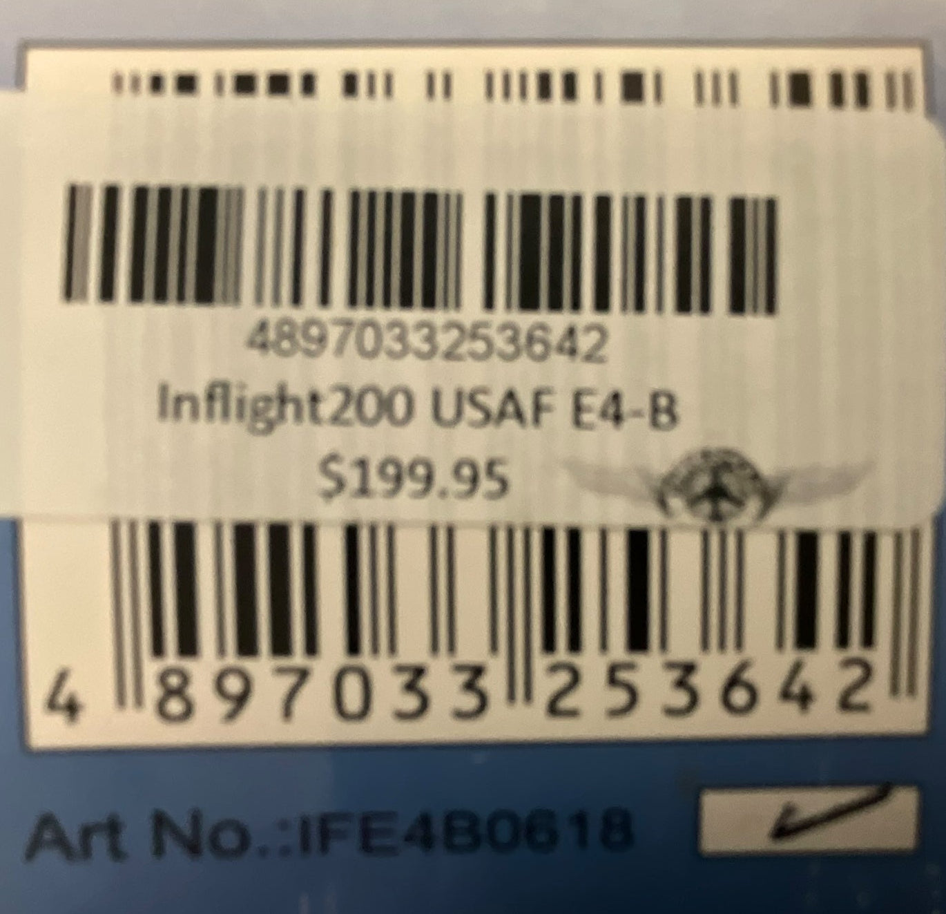 1/200 Inflight200 (IFE4B0618) Boeing (B747-200B) E-4B "Doomsday Plane" (50125) USAF (Limited Edition) 2020 Release