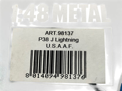 1/48 Armour/Franklin Mint (ART.98137/B11B283) Lockheed P38L-1 Lightning (44-24843 / 100) "Putt Putt Maru" Col. Charles McDonald (27 Kills) 475th F.G. 5th AF U.S.A.A.F. , Clark Field, Phillipines March 1945 WWII (Limited Edition)