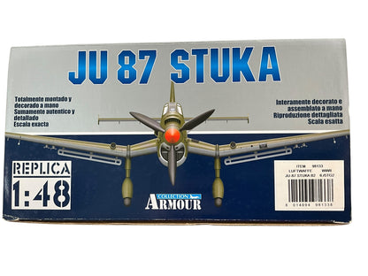 1/48 Armour/Franklin Mint (98133) Junkers JU87 Stuka B2 (T6+MP) Tan & Green Camo w/Desert Snake Livery 6./STG2 Reichs Luftwaffe (Limited Edition)
