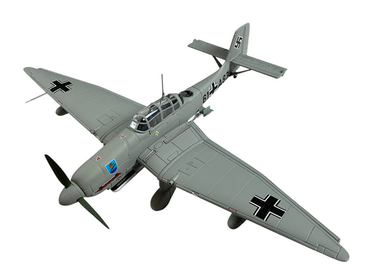 1/48 Armour/Franklin Mint (ART.98056//B11B261) Junkers JU87D Stuka (61+A83) Sea Grey Camo "Torpedo Flieger" WWII Deutsch's Reich Luftwaffe (Limited Edition)