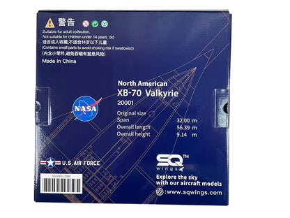 1/200 SQ Wings (L2080) North American XB70 Valkyrie (20001) Edwards AFB, Ca 1966, N.A.S.A. (Limited Edition)