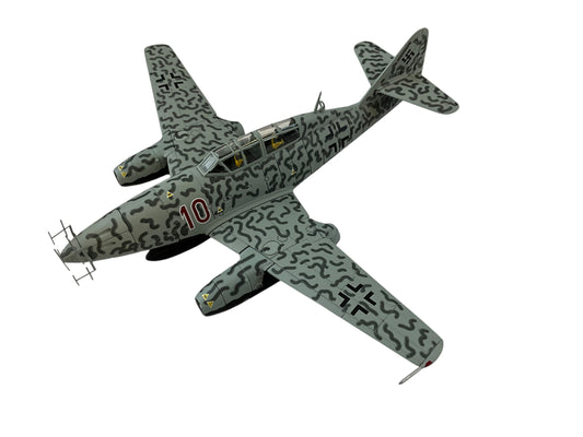 1/72 Corgi (AA35709) Messerschmitt Me262B-A/U1 Schwalbe (W/NR 110635 "Red 10") OberLeutnant Kurt Welter (63 Kills) 10/NJG 11 WWII Reich's Luftwaffe (Limited Edition #0681 of Only 1000)