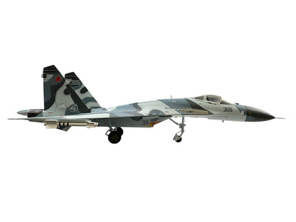 1/72 (Witty Wings) Sky Guardians (WTW-72-014-014) Sukhoi SU27SKM  Flanker-B (Blue 305) 3-Tone Grey Camo, Zhukovskiy AB 2003, Russia Air Force (Limited Edition #183 of Only 1000) 2011 Release
