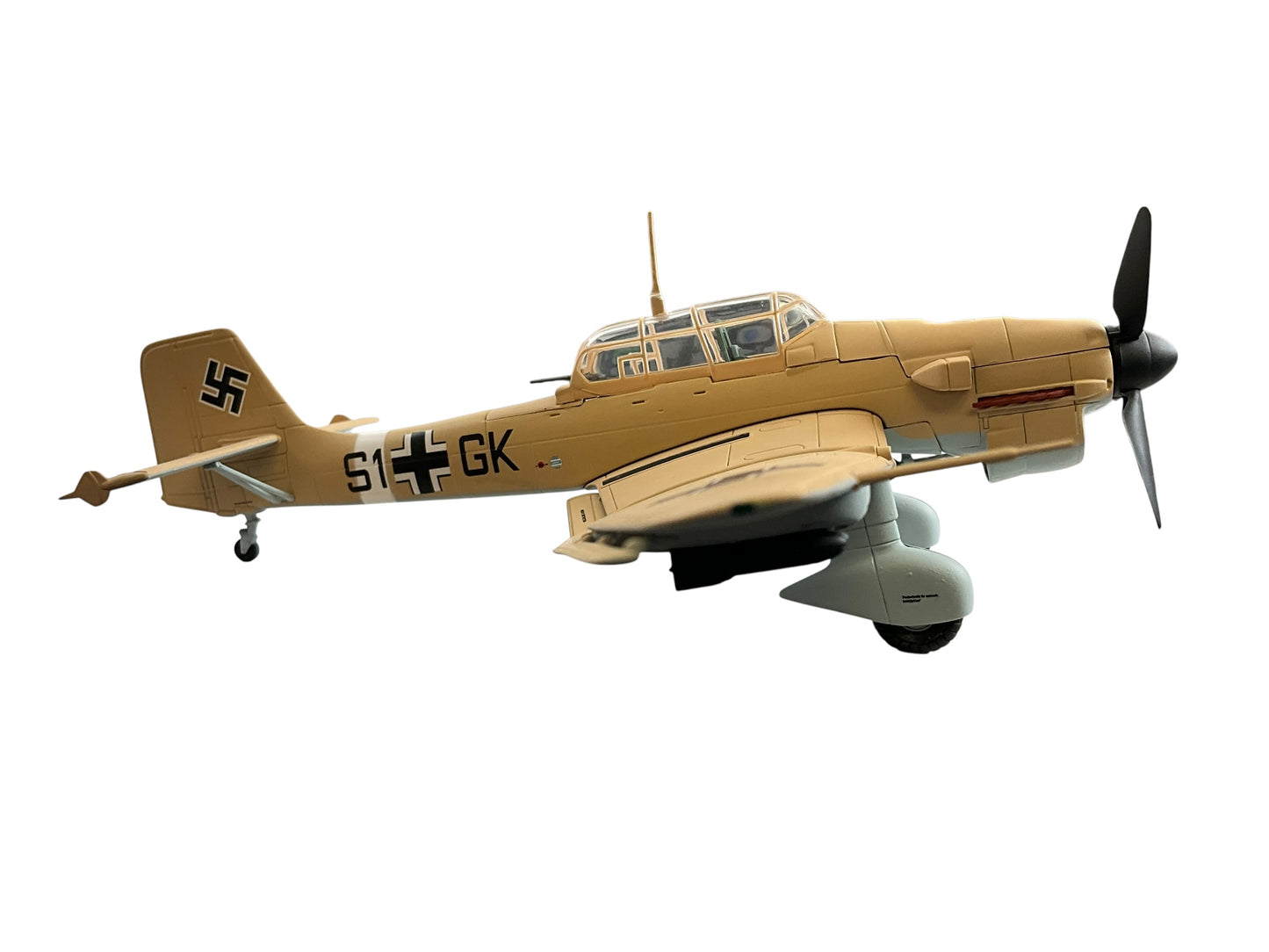 1/48 Armour/Franklin Mint (ART.98096/B11B262) Junkers JU87B Stuka (S1+GK) Tan Desert Camo WWII Deutsche Reich Luftwaffe (Limited Edition)