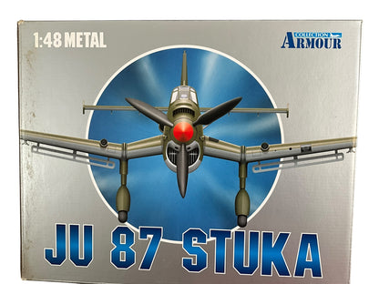 1/48 Armour/Franklin Mint (ART.98056//B11B261) Junkers JU87D Stuka (61+A83) Sea Grey Camo "Torpedo Flieger" WWII Deutsch's Reich Luftwaffe (Limited Edition)