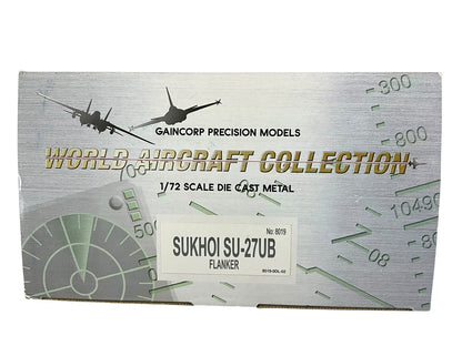 1/72 Gaincorp (8019) Sukhoi SU27UB Flanker (28) LowVis Dark Gray Camo P.L.A.A.F. Communist Chinese Air Force (Limited Edition)