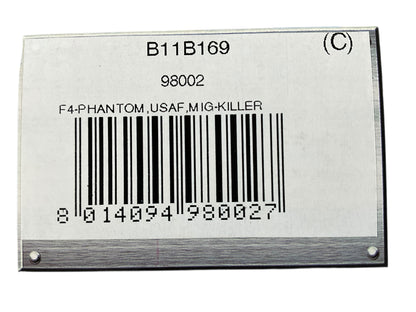 1/48 Franklin Mint/Armour (B11B169) McDonnell F4C Phantom II (AF40829) "SCAT-XXVII" flown by Colonel Robin Olds (16 Kills) Vietnam War (Limited Edition)