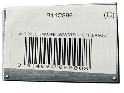 1/48 Franklin Mint/Armour (B11C996) MiG29A Fulcrum (29+20) 1.JagdStaffel, JG73 "Steinhoff", Deutsch Bundes Luftwaffe, m, Laage, Germany (Limited Edition)