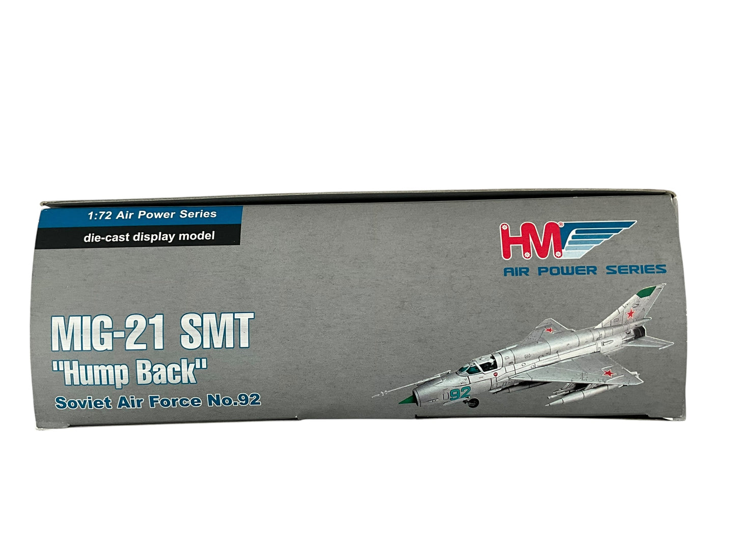 1/72 HobbyMaster (HA0125) Mikoyan MiG21SMT Fishbed (Blue 92) "Hump Back" Soviet Air Force (Limited Edition of Only 2000)