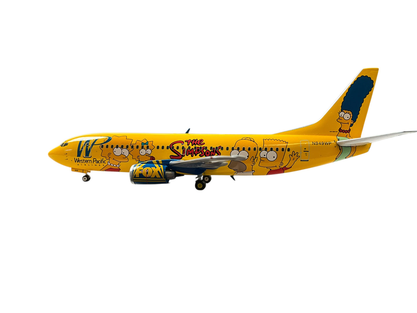 1/200 Phoenix (PH2KMR021) Boeing B737-300 (N949WP) "the Simpsons" Western Pacific Airlines (Limited Edition of ONLY 600)