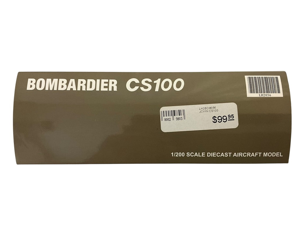 1/200 JC Wings (LH2056) Bombardier CS100 C-Series (C-GWYD) "FTV2" Primer Livery. Bombardier (Limited Edition)