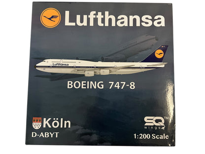 1/200 SQ Wings (L2056) Boeing B747-8i (D-ABYT) *Koln* "DLH Retro 1970 5th Livery" Lufthansa (Limited Edition)