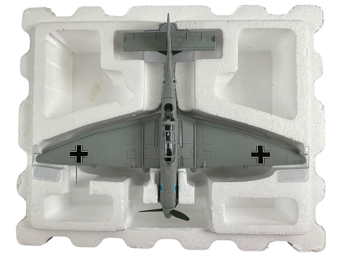 1/48 Armour/Franklin Mint (ART.98056//B11B261) Junkers JU87D Stuka (61+A83) Sea Grey Camo "Torpedo Flieger" WWII Deutsch's Reich Luftwaffe (Limited Edition)