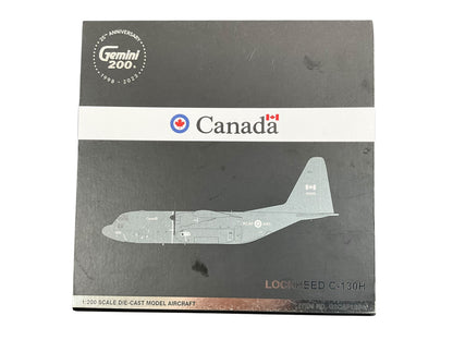 1/200 Gemini200 (G2CAF1284) Lockheed C130H Hercules (130333) Lo-Vis Grey Livery, 424 "Tiger" S.A.R. Sqdn, 8 Wing, R.C.A.F. April 2011 (Limited Edition) 2024 Release