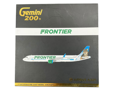 1/200 Gemini200 (G2FFT972) Airbus A321 (N704FR) CargoDawg Airplanes "Virginia the Wolf" Tail (Limited Edition) 2021 Release