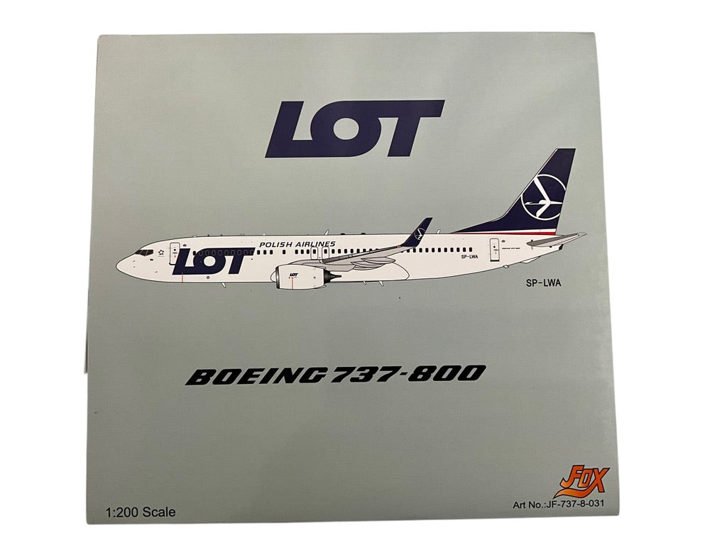 1/200 (Inflight200) J-Fox (JF-737-8-031) Boeing B737-800 (SP-LWA) LOT Polish Airlines (Limited Edition) 2021 Release