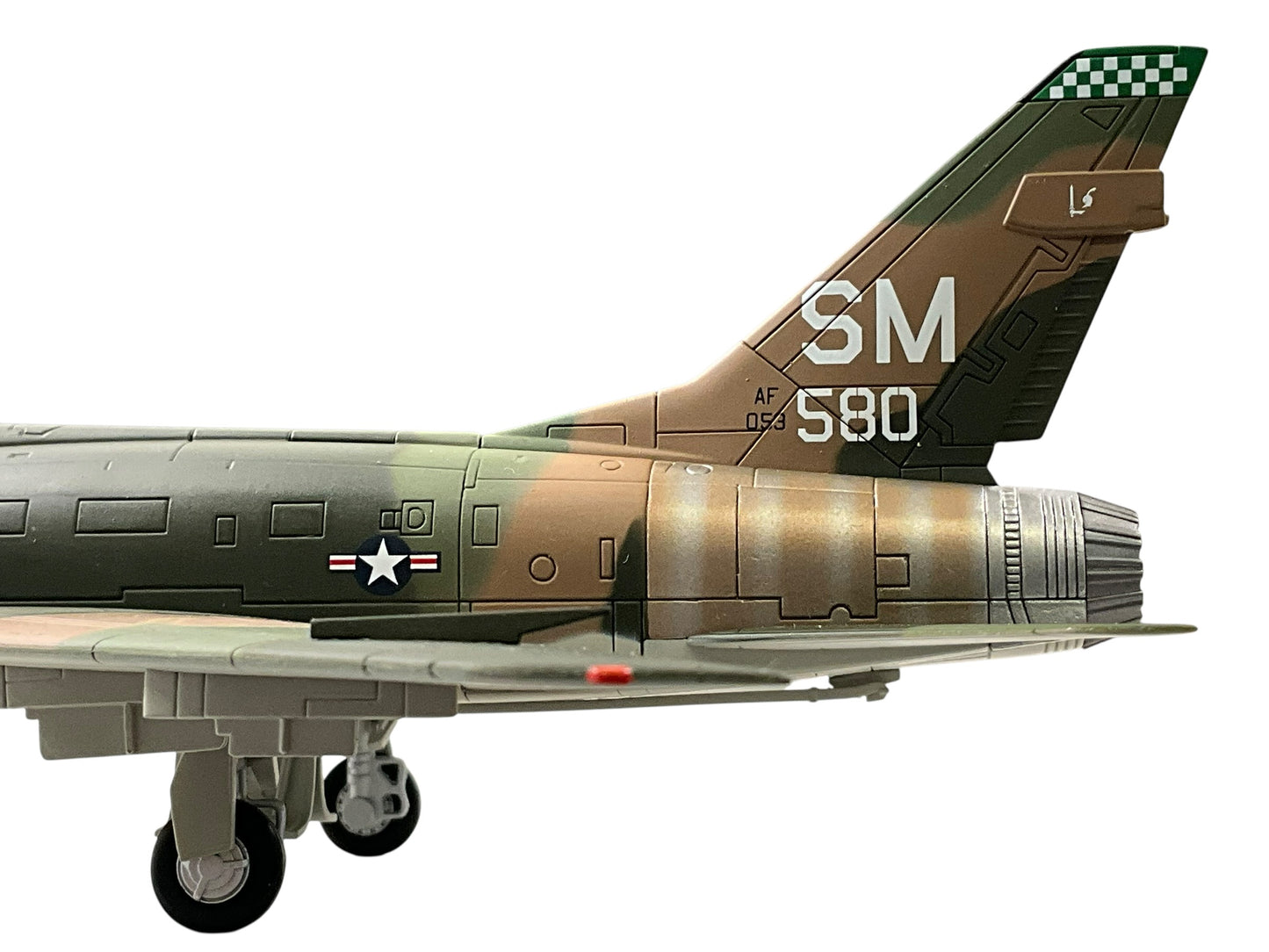 1/72 HobbyMaster (HA2102) North American F100D Super Sabre (56-3580) "Mary Jane" flown by Maj. Don Schmenk late 1969 Tuy Hoa, South Vietnam 31st TFW 308th TFS, U.S.A.F. (Limited Edition of 2100) Sept 2008 Release
