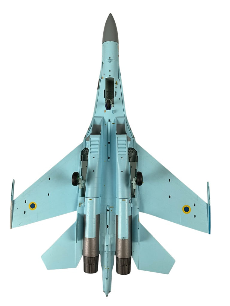 1/72 JC Wings (JCW-72-SU27-003) Sukhoi SU27 Flanker (Blue 58) "Sky Blue Digital Pattern Camo" Myrhorod Air Base, Poltava Oblast, 831st Tactical Aviation Brigade, Ukraine Air Force (Limited Edition #467 of Only 600)