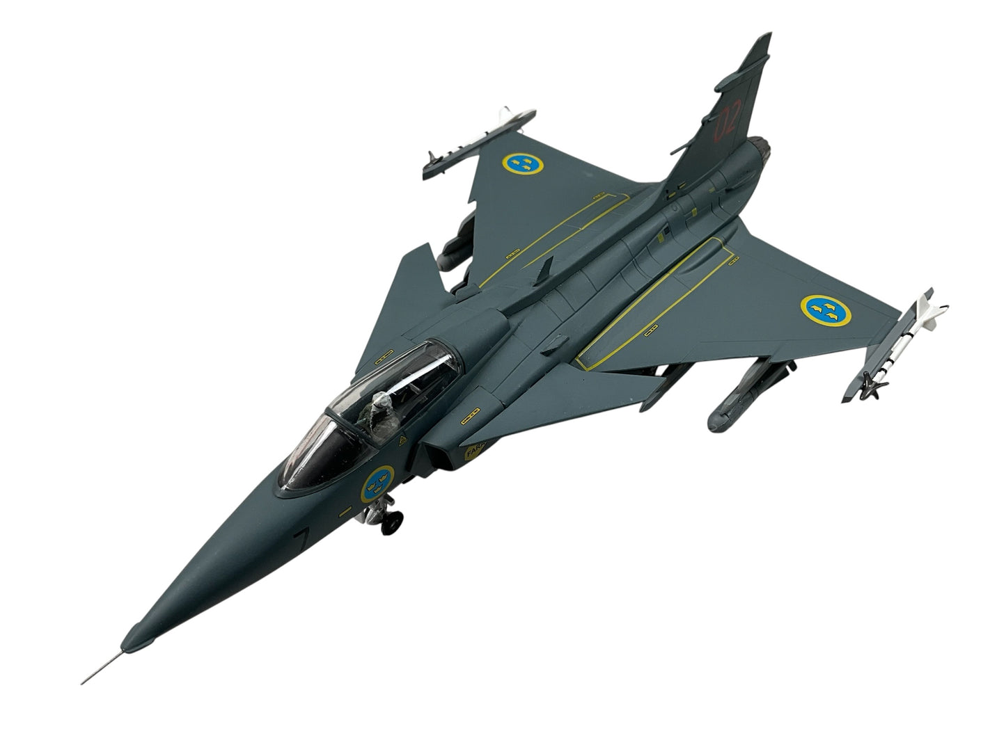 1/72 Aviation72 (AV72-43-001) Saab JAS39C Gripen (7/02) F7 Skaraborg Air Wing, Swedish Air Force (Limited Edition of 1068) 2015 Release