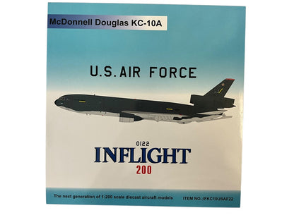 1/200 Inflight200 (IFKC10USAF22) McDonnell Douglas KC10A Extender (87-0122) 1980s"Europe One Tactical Green Livery" Seymour Johnson AFB N.C. 68th ARG, 911th ARS, U.S.A.F. (LImited Edition)