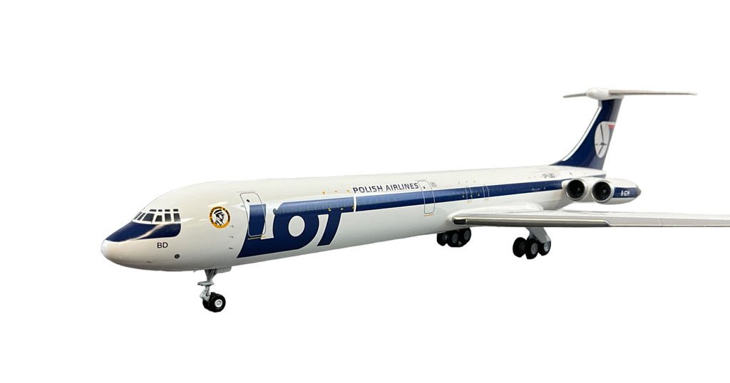 1/200 Herpa Ilyushin IL62M LOT Polish Airlines