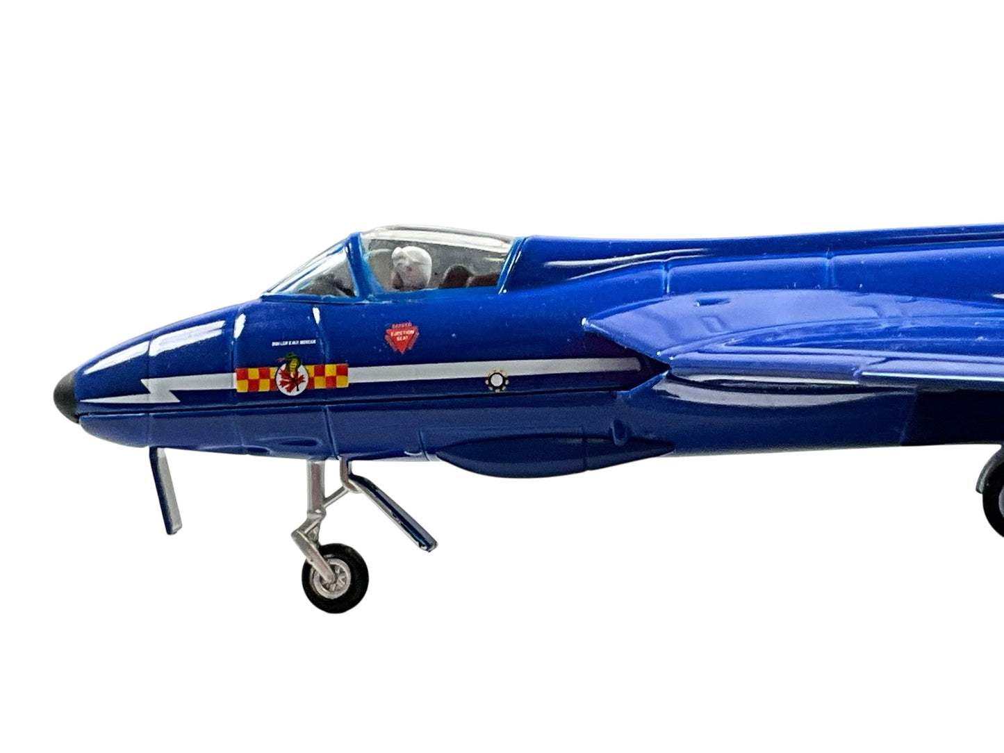 1/72 Corgi (AA32701) Hawker Hunter F Mk.6 flown by S/L Brian Mercer of the "Blue Diamonds" at  Leconfield, Lincolnshire 1961-62, 92 Sqdn R.A.F. (Limited Edition #2081 of Only 4000)
