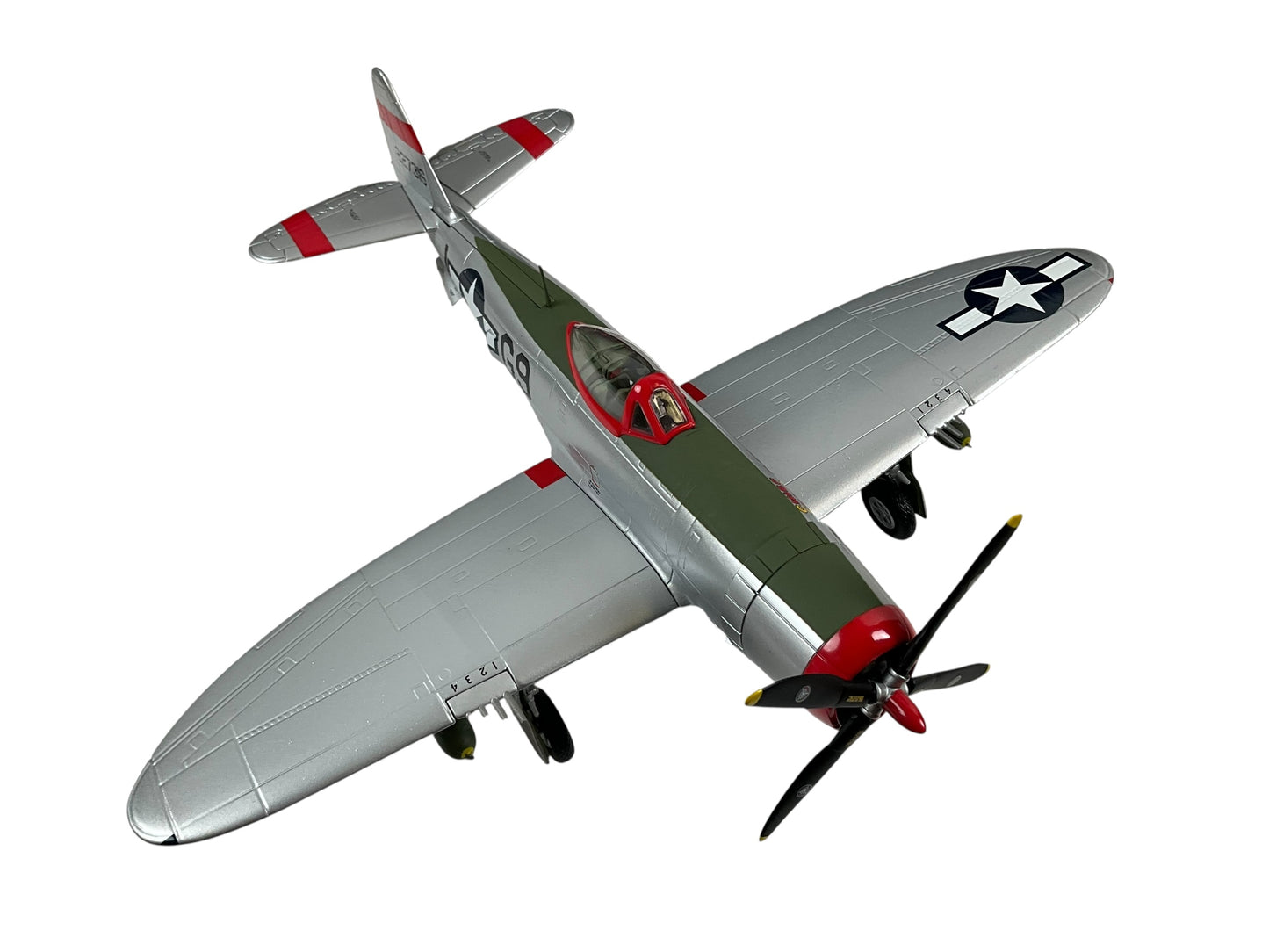 1/48 Armour/Franklin Mint (98144) Republic P47D Thunderbolt (227316) "CHIEF-SKI-U-MAH II" flown by Lt. D.E. Buholz "Chief of the Sioux" 509FS 405FG U.S.A.A.F. (Limited Edition)