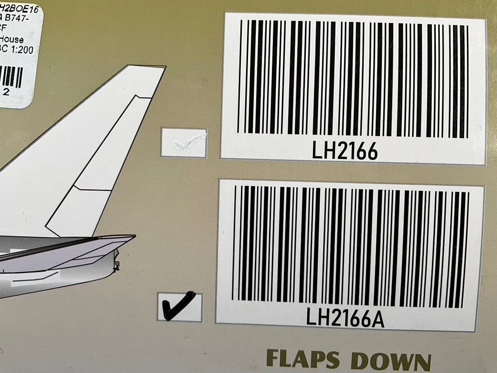 1/200 J C Wings (LH2166A) Boeing B747-400LCF Dreamlifter (N747BC) Flaps Down "Green Zinc Chromate Primer Livery" The Boeing Company (Limited Edition)