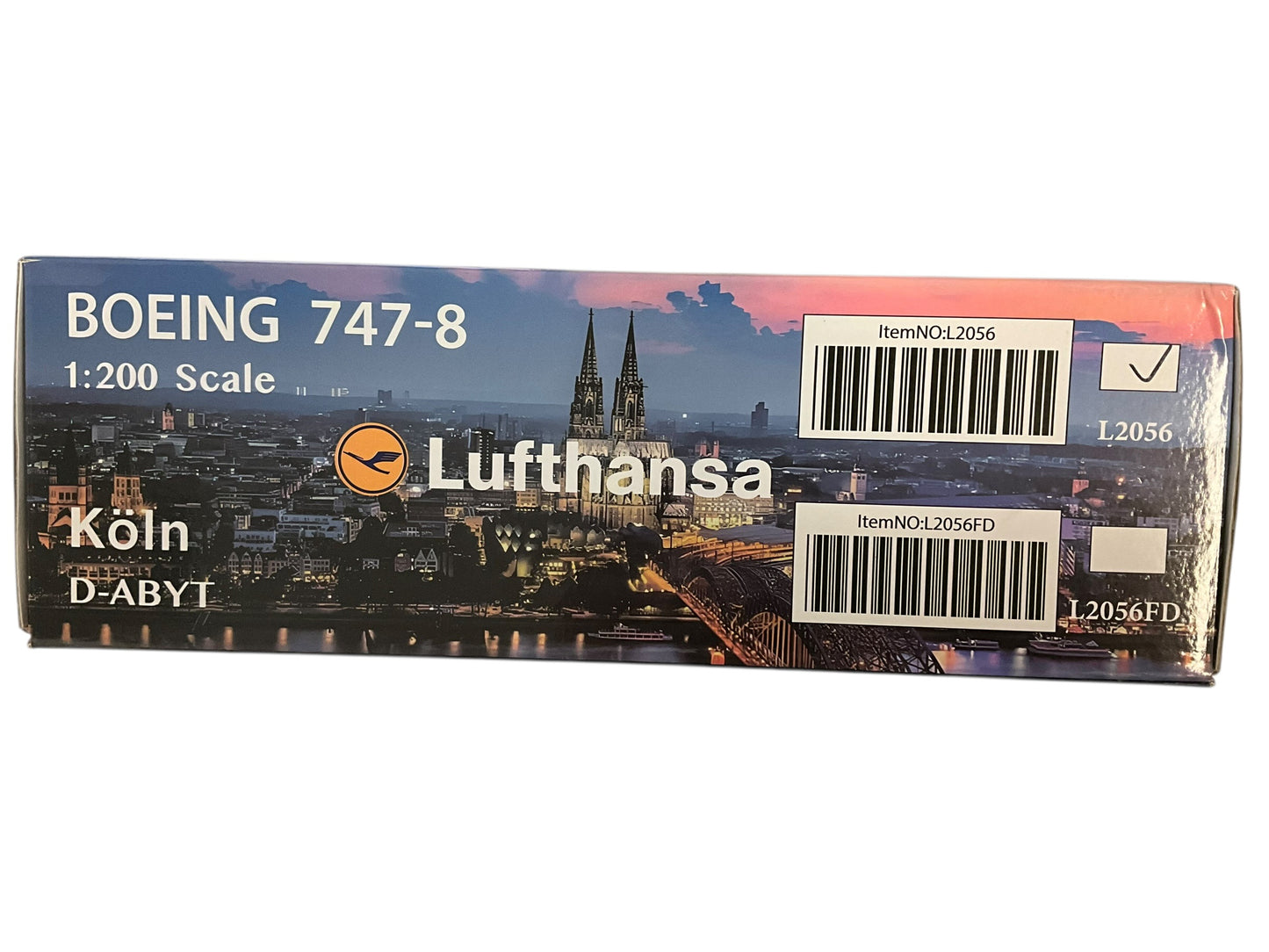 1/200 SQ Wings (L2056) Boeing B747-8i (D-ABYT) *Koln* "DLH Retro 1970 5th Livery" Lufthansa (Limited Edition)