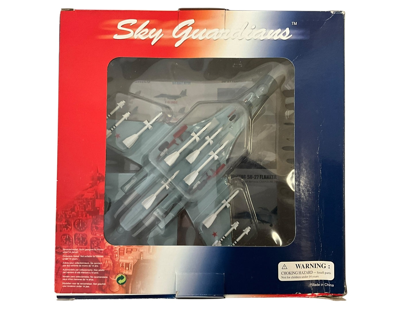 1/72 (Witty Wings) Sky Guardians (WWT-72-014-004) Sukhoi SU27 Flanker-B (Blue 319) 3-Tone Blue Camo, Soviet Air Force (Limited Edition)
