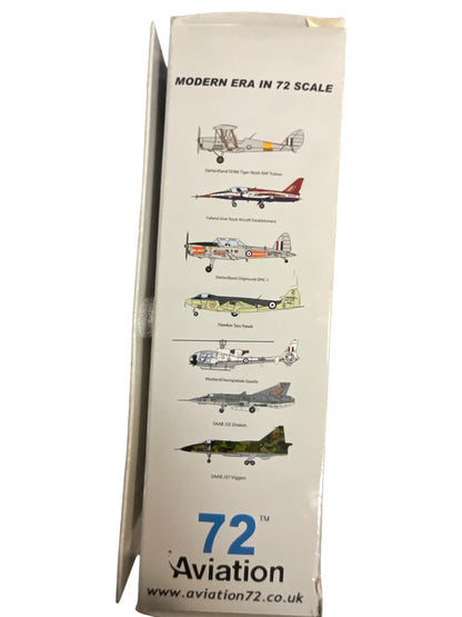 1/72 Aviation72 (AV72-41-001) Saab J35 Draken (10/56) Linkoping-Malmen Sweden 2010, Swedish Air Force (Limited Edition)