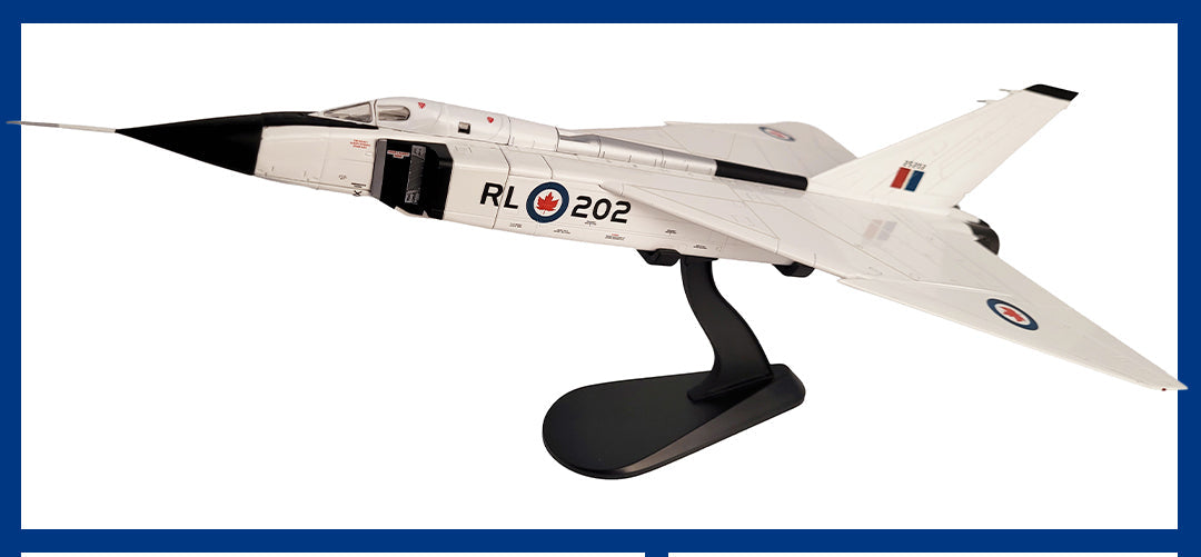 1/72 (HobbyMaster) Canadian Warplane Heritage Museum (CWH007) Avro (Canada) CF105 Arrow (25202) RL202 (Limited Edition of Only 800)