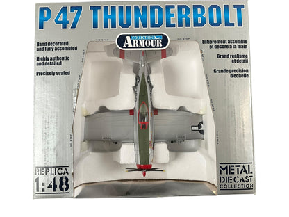 1/48 Armour/Franklin Mint (98144) Republic P47D Thunderbolt (227316) "CHIEF-SKI-U-MAH II" flown by Lt. D.E. Buholz "Chief of the Sioux" 509FS 405FG U.S.A.A.F. (Limited Edition)