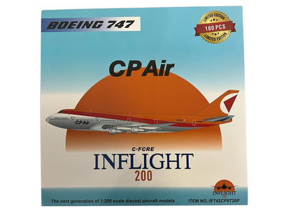 1/200 Inflight200 (IF742CP0726P) Boeing B747-217B (C-FCRE) "Empress of Australia" CP Air (Limited Edition  o f ONLY 180) 2026 Release "New Mould"