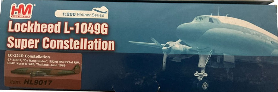 1/200 HobbyMaster (HL9017) Lockheed EC-121R Constellation (67-21487) "Da Nang Glider" June 1969, Korat RTAFB, Thailand, 553rd RS, 553rd RW. U.S.A.F. (Limited Edition of 500)