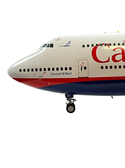1/200 Inflight200  (IF7440717) Boeing B747-475 (C-GMWW) "Maxwell W. Ward" 2nd C.A.I. - Landor "Proud Wings" Livery - Canadian Airlines International (Limited Edition)
