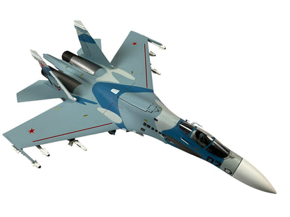 1/72 (Witty Wings) Sky Guardians (WTW-72-014-005) Sukhoi SU27 Flanker-B (Red 07) "Evil Eye" 3-Tone Blue Splinter Pattern Camo, Russian Air Force (Limited edition (Limited Edition)