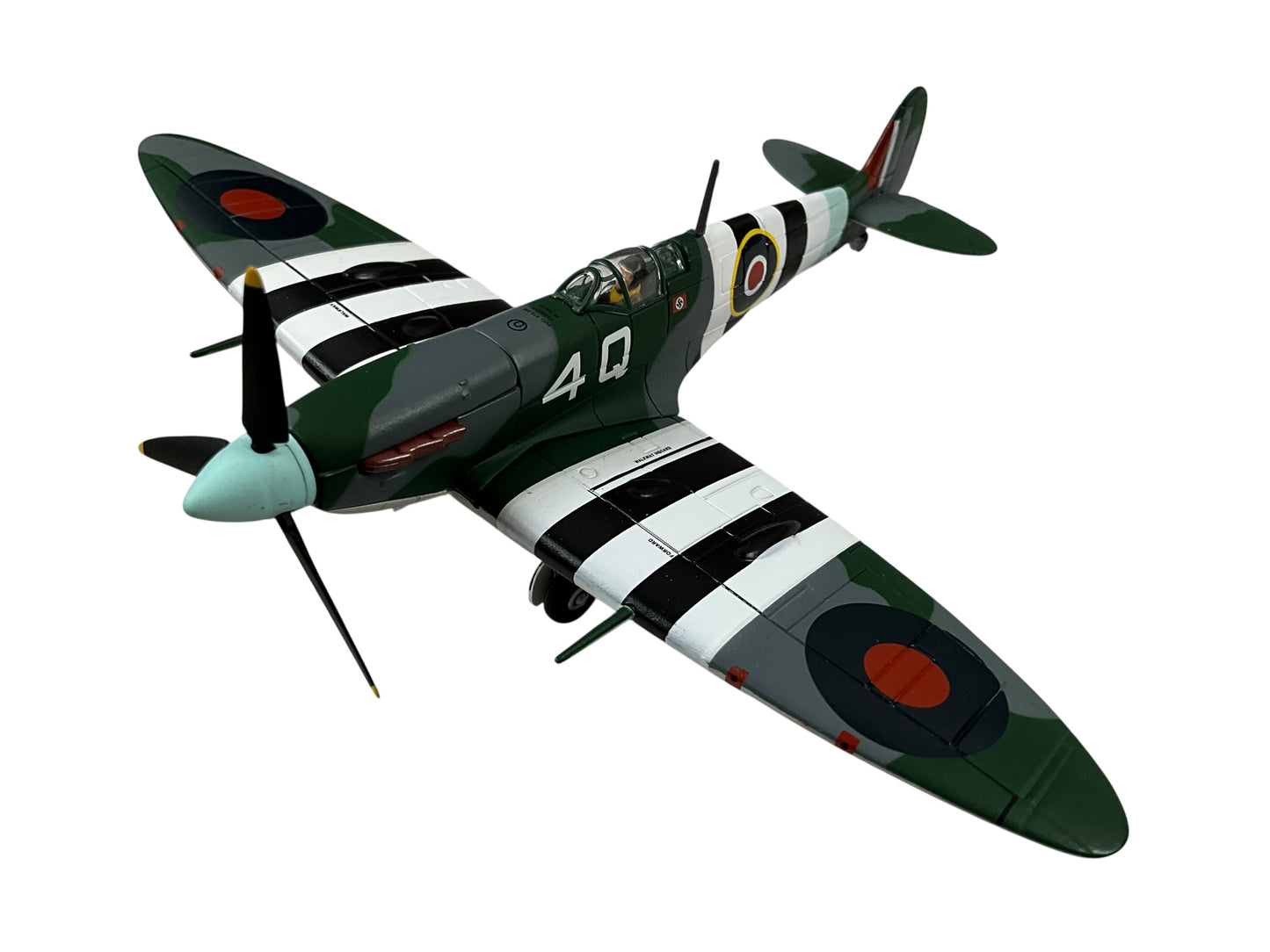 1/72 Corgi (AA31906) Supermarine Spitfire MK.VB (4Q) "D-Day 60th Anniversary" Normandy June 1944, VCS-7 (Cruiser Scouting Sqdn) U.S. Navy (Limited Edition #6147 of Only 7100) 2004 Release