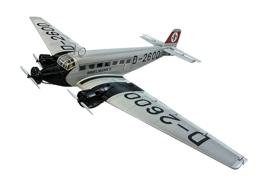 1/72 CORGI (AA36909) JUNKERS JU52-3Mfe (D-2600) * IMMELMANN-II * LUFTHANSA (2nd-LIVERY THIRD-REICH) * ADOLF HITLER'S PERSONAL TRANSPORT AIRCAFT * 1933-1945 (LIMITED EDITION #789 of ONLY 1200)