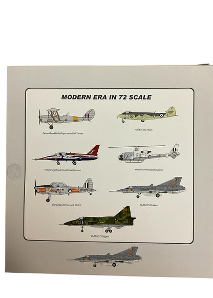 1/72 Aviation72 (AV72-41-001) Saab J35 Draken (10/56) Linkoping-Malmen Sweden 2010, Swedish Air Force (Limited Edition)