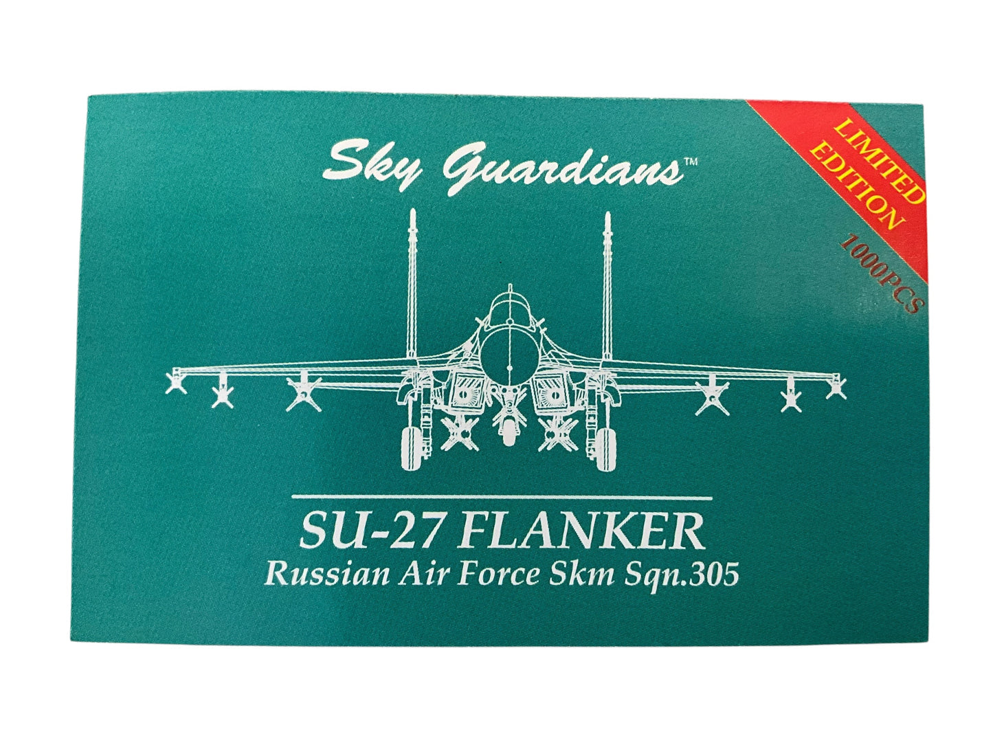 1/72 (Witty Wings) Sky Guardians (WTW-72-014-014) Sukhoi SU27SKM  Flanker-B (Blue 305) 3-Tone Grey Camo, Zhukovskiy AB 2003, Russia Air Force (Limited Edition #183 of Only 1000) 2011 Release
