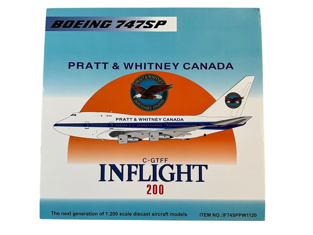 1/200 Inflight200 (IF74SPPW1120) Boeing B747SP (C-GTFF) "Engine Test Flight Aircraft" Pratt & Whitney Canada (Limited Edition)