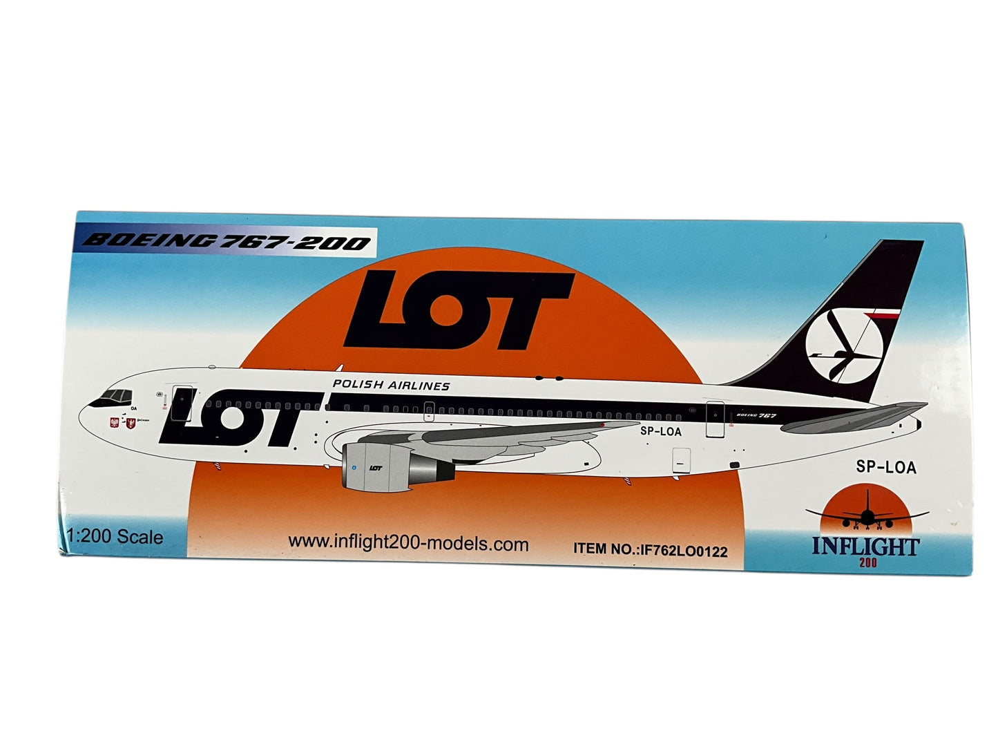 1/200 Inflight200 (IF762LO0122) Boeing B767-25DER (SP-LOA) LOT Polish Airlines (Limited Edition) 2022 Release