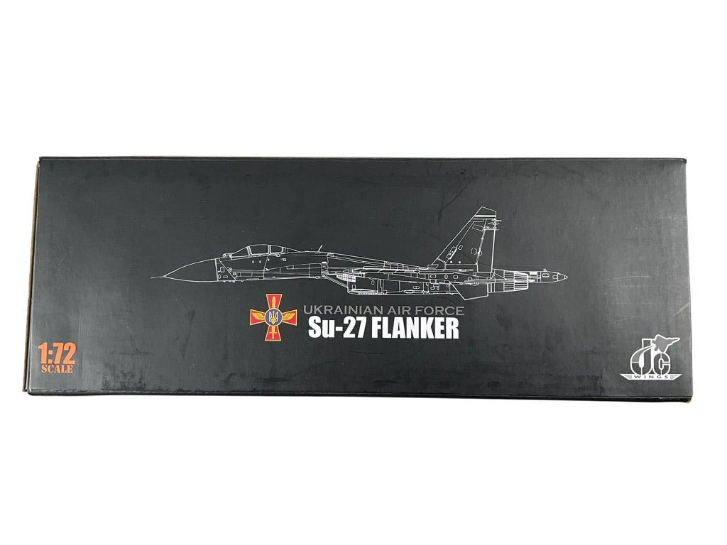 1/72 JC Wings (JCW-72-SU27-003) Sukhoi SU27 Flanker (Blue 58) "Sky Blue Digital Pattern Camo" Myrhorod Air Base, Poltava Oblast, 831st Tactical Aviation Brigade, Ukraine Air Force (Limited Edition #467 of Only 600)