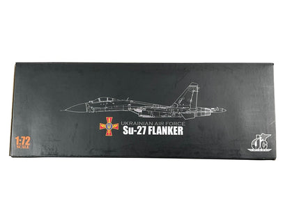 1/72 JC Wings (JCW-72-SU27-003) Sukhoi SU27 Flanker (Blue 58) "Sky Blue Digital Pattern Camo" Myrhorod Air Base, Poltava Oblast, 831st Tactical Aviation Brigade, Ukraine Air Force (Limited Edition #467 of Only 600)
