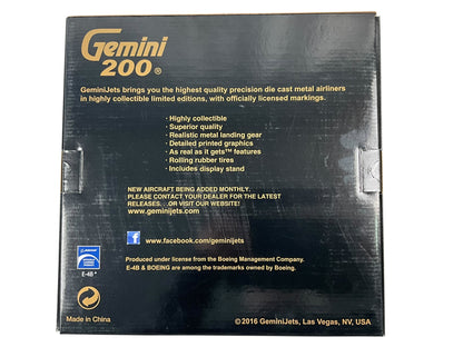 1/200 Gemini200 (G2AFO592) Boeing (B747-200B) E-4B "Doomsday Plane" (40787) USAF (Limited Edition) 2016 Release