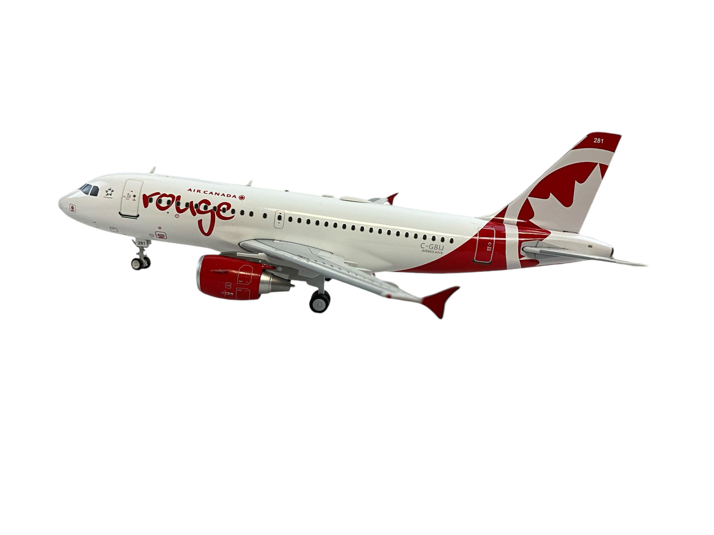 1/200 (Inflight200) B-Models (B-319-ACR-IJ) Airbus A319-114 (C-GBIJ) Air Canada - Rouge (Limited Edition)